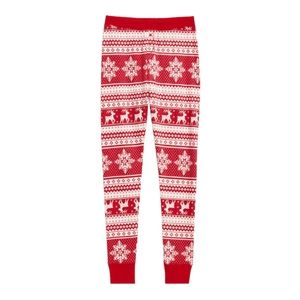 Old Navy Fair Isle Reindeer Thermal Knit Pajama Pants Size Small & Large Tall